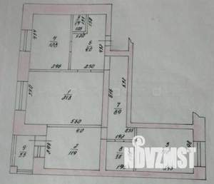 3-к квартира, вторичка, 85м2, 6/9 этаж