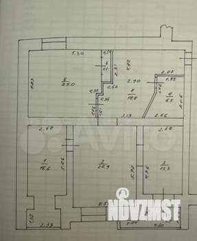 3-к квартира, вторичка, 110м2, 12/15 этаж