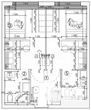 1-к квартира, вторичка, 40м2, 1/19 этаж