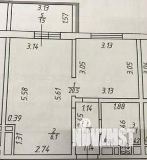 1-к квартира, вторичка, 38м2, 8/18 этаж