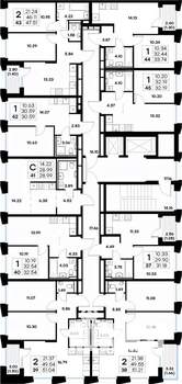 2-к квартира, вторичка, 51м2, 6/20 этаж