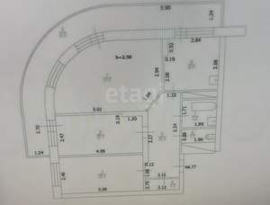3-к квартира, вторичка, 72м2, 17/18 этаж