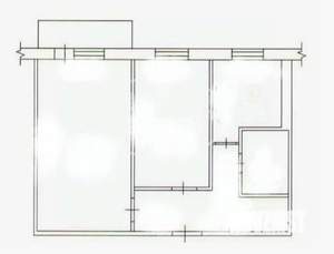 2-к квартира, вторичка, 43м2, 5/5 этаж