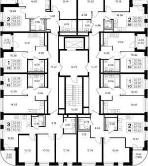 2-к квартира, вторичка, 55м2, 5/10 этаж