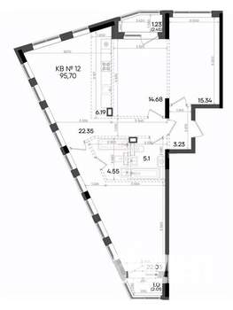 4-к квартира, вторичка, 96м2, 4/9 этаж
