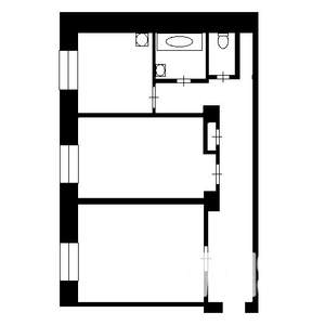 2-к квартира, вторичка, 59м2, 2/9 этаж