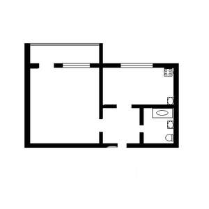 1-к квартира, вторичка, 30м2, 5/9 этаж