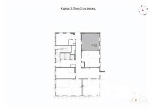 1-к квартира, вторичка, 41м2, 2/22 этаж