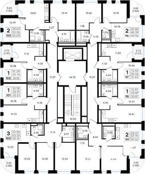 2-к квартира, вторичка, 50м2, 6/10 этаж