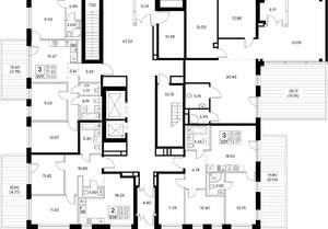 3-к квартира, вторичка, 75м2, 1/8 этаж