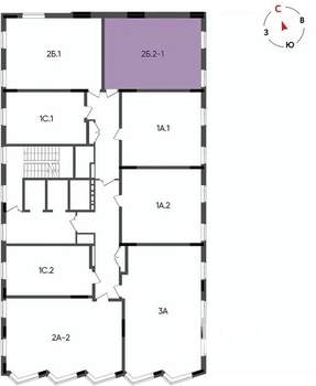 2-к квартира, вторичка, 49м2, 14/14 этаж