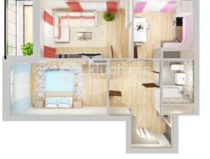 2-к квартира, вторичка, 60м2, 10/20 этаж