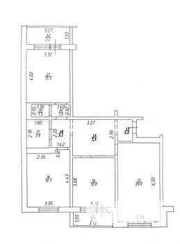 3-к квартира, вторичка, 83м2, 10/10 этаж