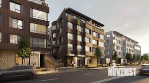 1-к квартира, строящийся дом, 45м2, 3/5 этаж