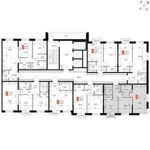 2-к квартира, вторичка, 56м2, 8/20 этаж