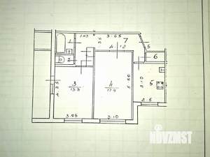 2-к квартира, вторичка, 53м2, 2/9 этаж