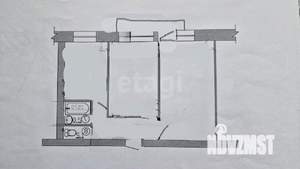 2-к квартира, вторичка, 46м2, 6/9 этаж