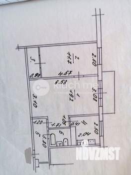 2-к квартира, вторичка, 46м2, 3/5 этаж