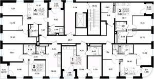 2-к квартира, вторичка, 61м2, 6/8 этаж