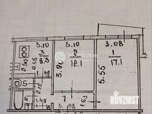 2-к квартира, вторичка, 50м2, 10/10 этаж