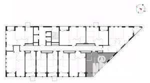 2-к квартира, вторичка, 49м2, 8/23 этаж