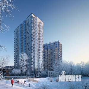 2-к квартира, строящийся дом, 57м2, 3/19 этаж