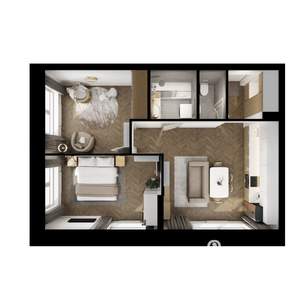 2-к квартира, вторичка, 52м2, 3/17 этаж