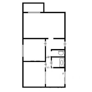 3-к квартира, вторичка, 62м2, 6/9 этаж