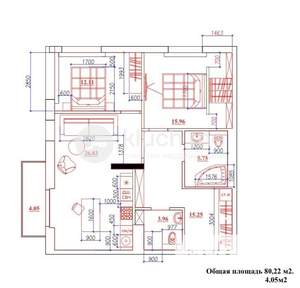2-к квартира, вторичка, 84м2, 3/7 этаж