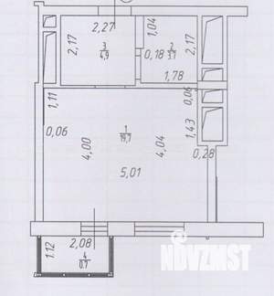 1-к квартира, вторичка, 29м2, 22/24 этаж