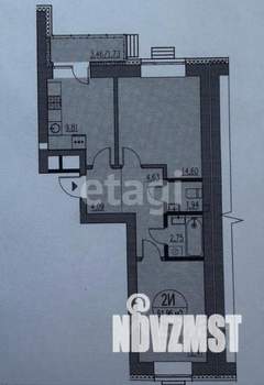 2-к квартира, вторичка, 50м2, 7/10 этаж