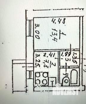 1-к квартира, вторичка, 28м2, 2/9 этаж