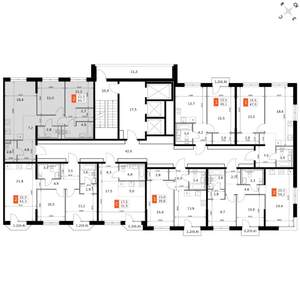 2-к квартира, вторичка, 66м2, 5/20 этаж