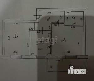 2-к квартира, вторичка, 54м2, 6/14 этаж