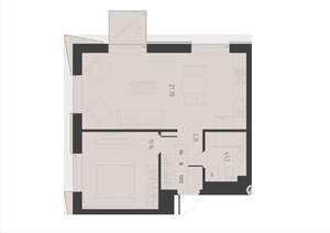 1-к квартира, вторичка, 52м2, 3/6 этаж