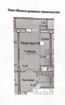 Студия квартира, вторичка, 32м2, 4/19 этаж