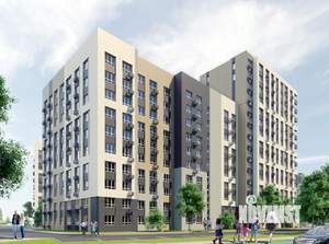 2-к квартира, строящийся дом, 52м2, 7/15 этаж