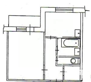 1-к квартира, вторичка, 33м2, 2/10 этаж