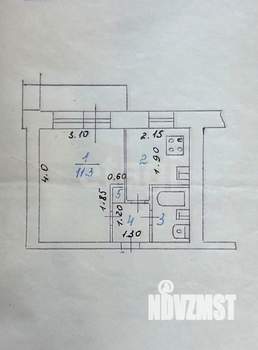 1-к квартира, вторичка, 21м2, 8/9 этаж