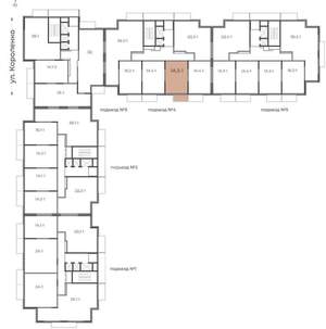 1-к квартира, вторичка, 36м2, 11/22 этаж