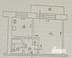 1-к квартира, вторичка, 22м2, 4/9 этаж