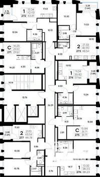 1-к квартира, вторичка, 38м2, 4/20 этаж