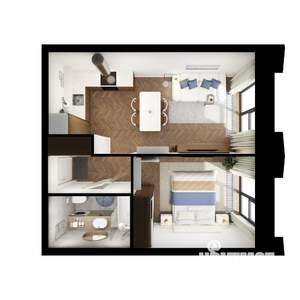 1-к квартира, вторичка, 38м2, 2/15 этаж