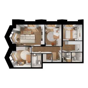 3-к квартира, вторичка, 80м2, 2/15 этаж