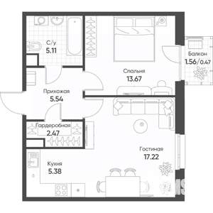 Фото квартиры на продажу (1)