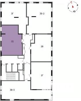 2-к квартира, вторичка, 61м2, 20/22 этаж