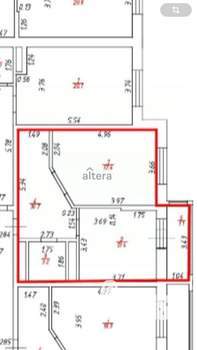 1-к квартира, вторичка, 47м2, 3/18 этаж