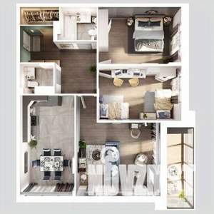 3-к квартира, вторичка, 96м2, 3/5 этаж