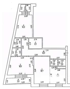 3-к квартира, вторичка, 91м2, 5/12 этаж