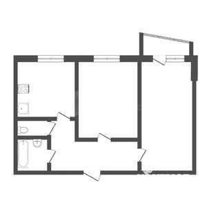 2-к квартира, вторичка, 51м2, 6/10 этаж
